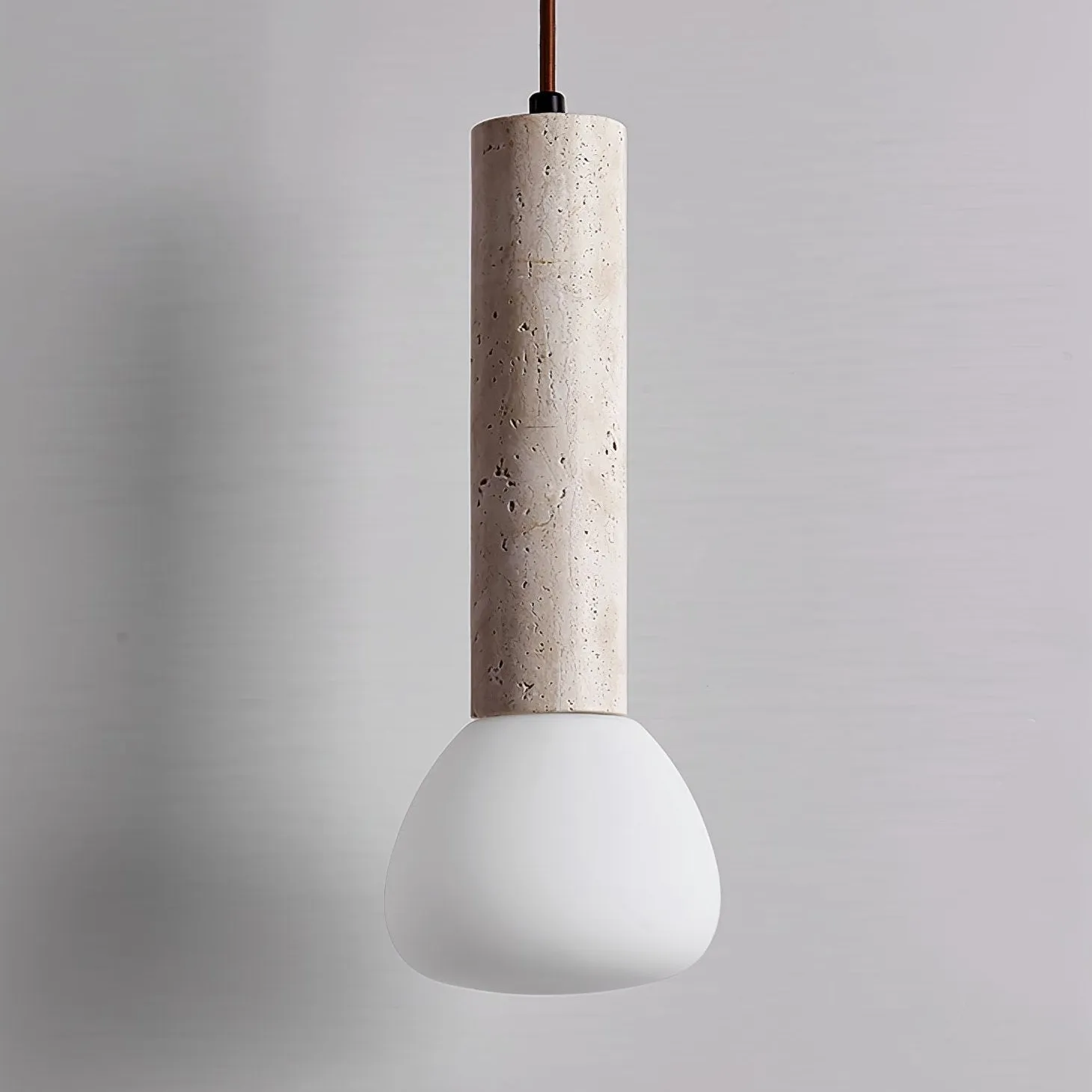 Matchstick Travertine Pendant Lamp