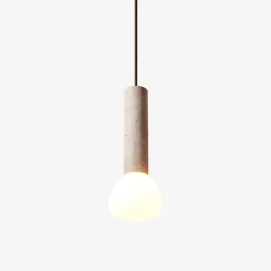 Matchstick Travertine Pendant Lamp