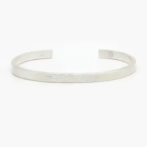 Maxi "Azulik" Polished Silver Bangle