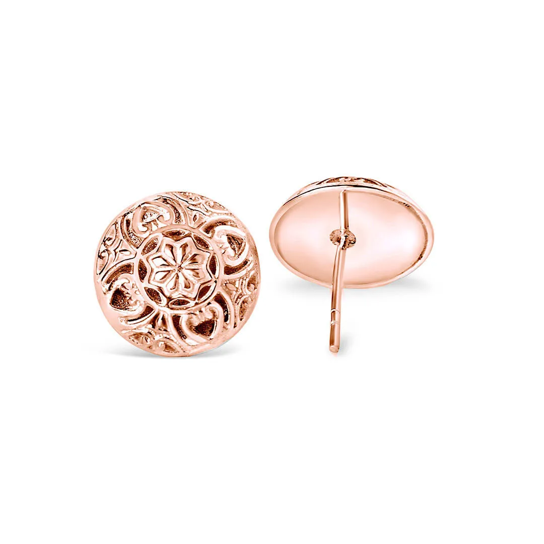 Memory Keeper Earrings | Rose Gold