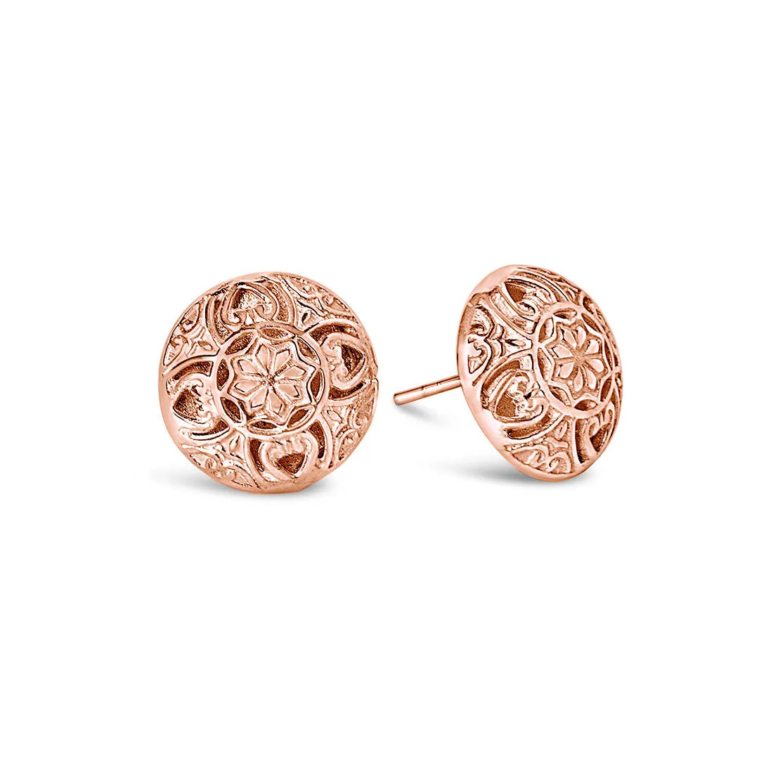 Memory Keeper Earrings | Rose Gold