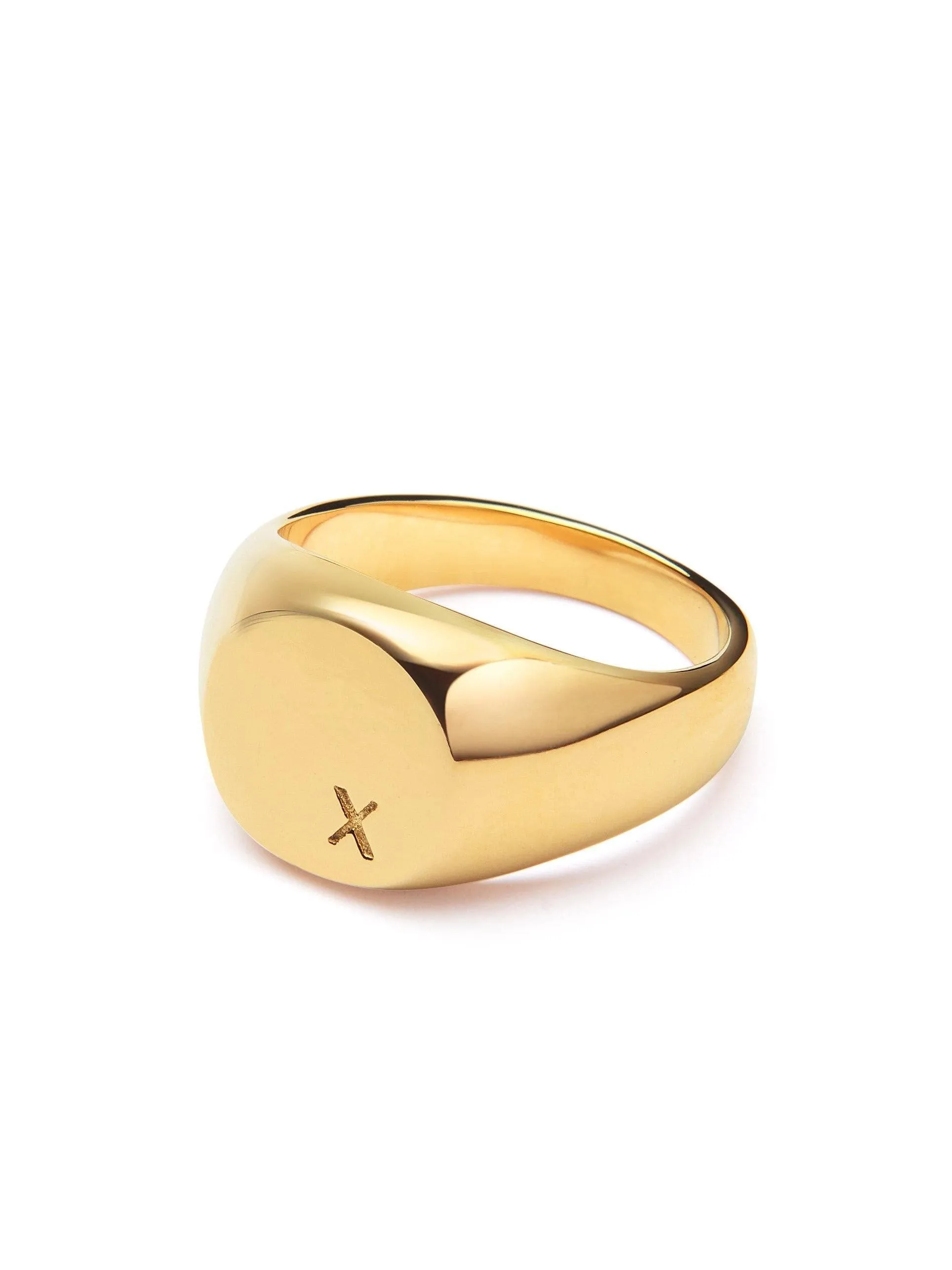 Men's Limited Edition X Engraved Ring