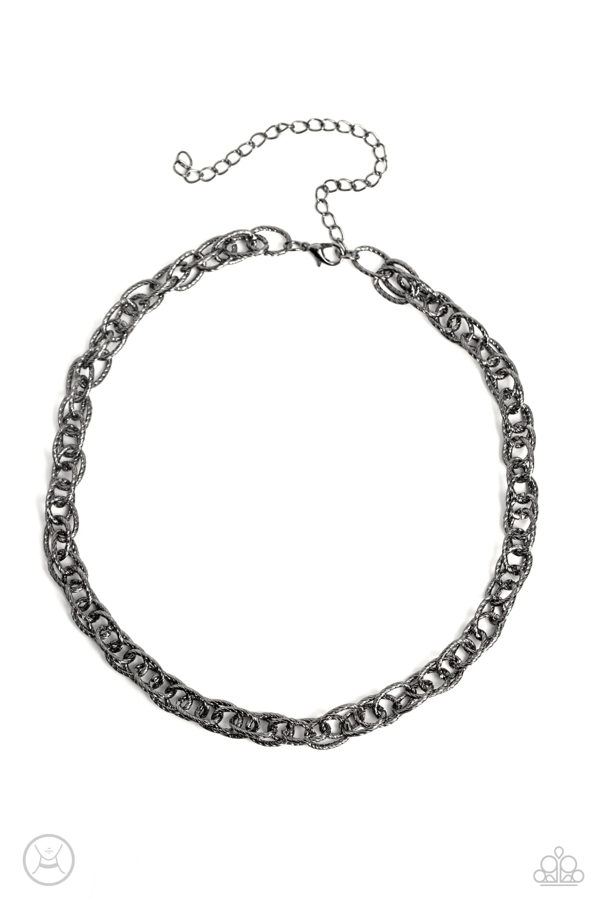 Necklaces If I Only Had a CHAIN - Black N2059