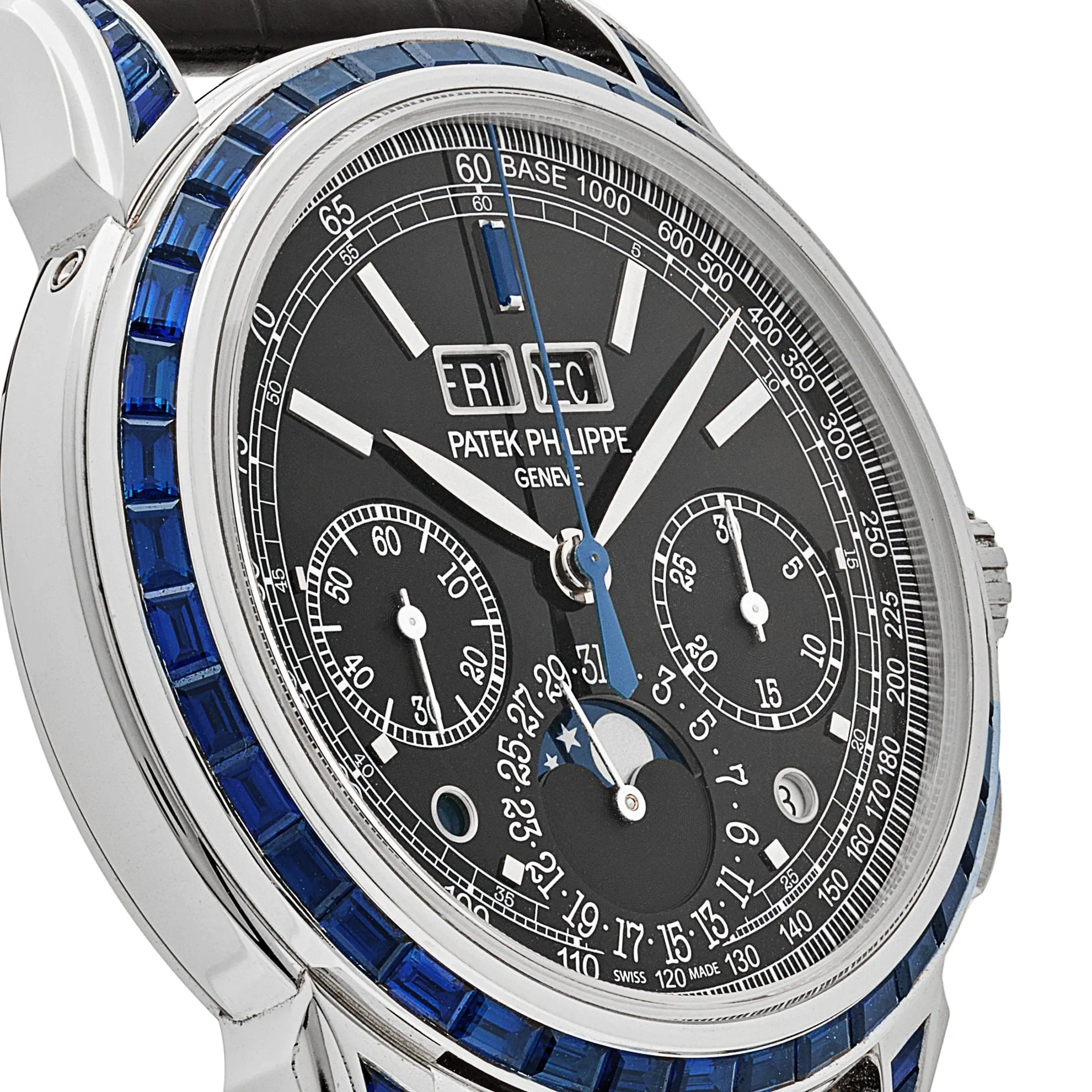 Patek Philippe  Grand Complications 5271/11P-001 Moon Phases Platinum Black Dial Sapphire Bezel