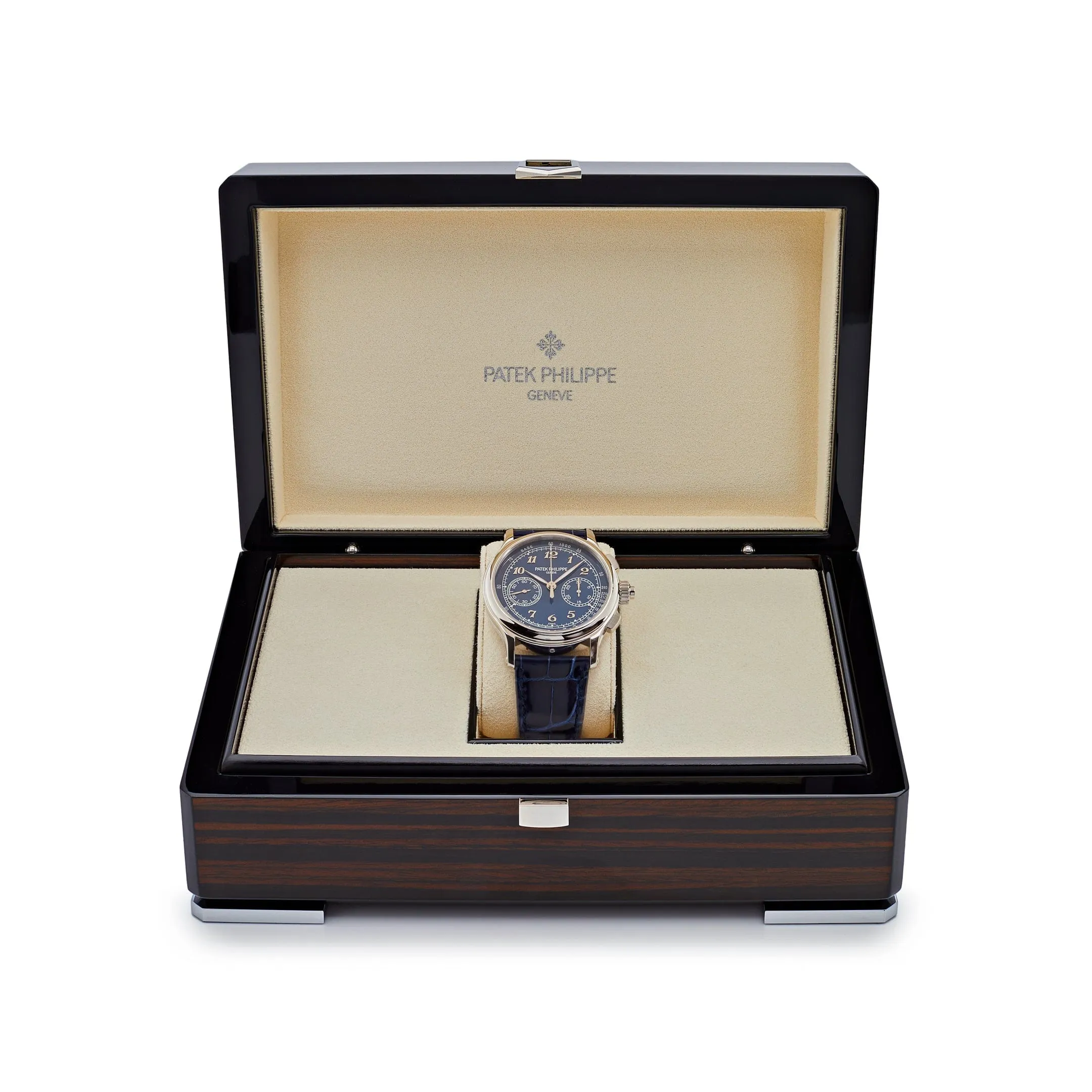 Patek Philippe Grand Complications 5370P-011 Split-Seconds Chronograph Platinum Blue Dial