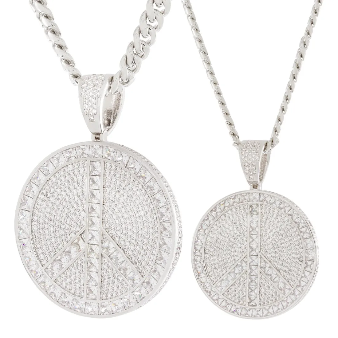 Peace and Love Medallion Necklace