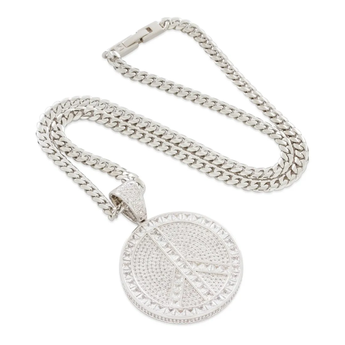 Peace and Love Medallion Necklace