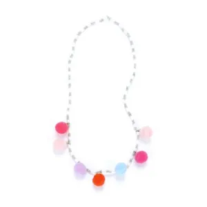 Peppercorn Kids Multi-Color Pom Pom Necklace