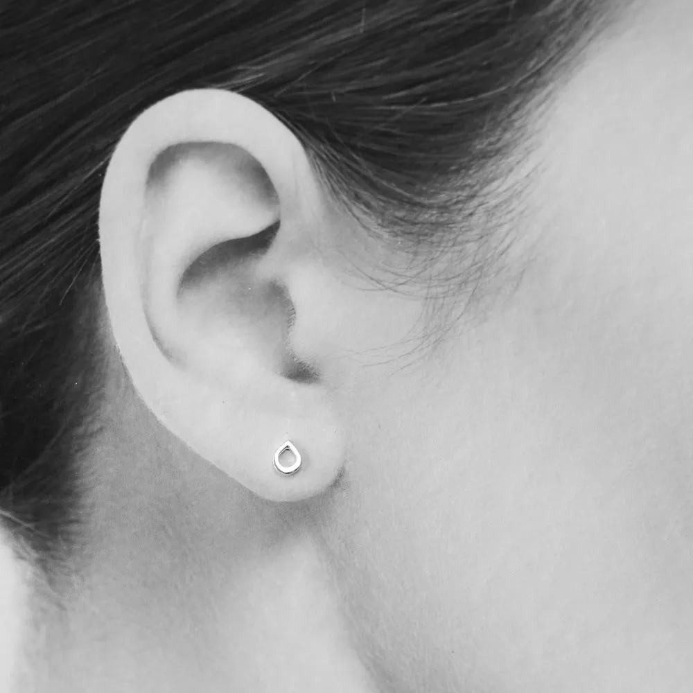 Petite Droplet Stud Earrings