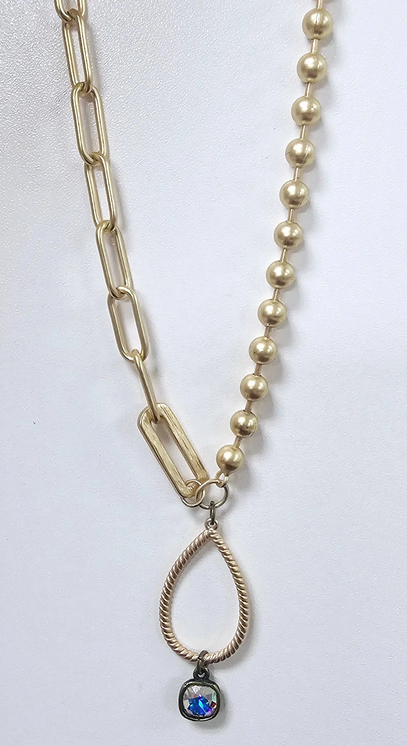 Pink Panache Gold Chain Necklace