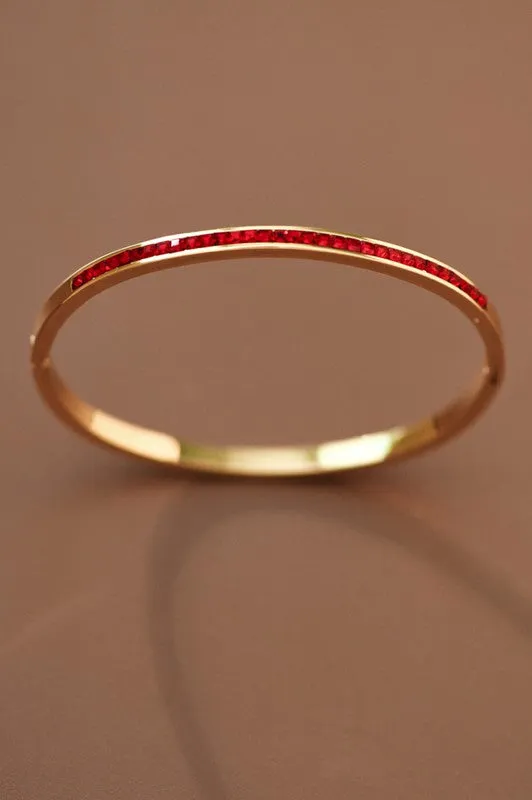 Rans Red Bangle Bracelet