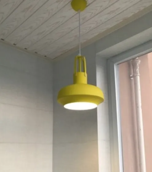 Ranveig Nordic Pendant Light in Pastel Colors