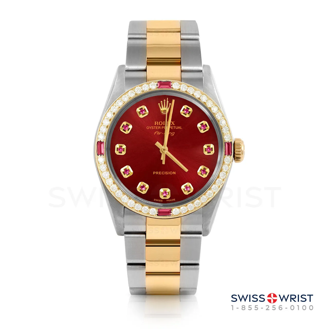 Rolex Air King 34mm | 5500-TT-RED-RBY-AM-4RBY-OYS