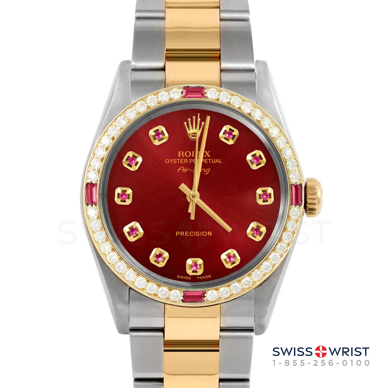 Rolex Air King 34mm | 5500-TT-RED-RBY-AM-4RBY-OYS