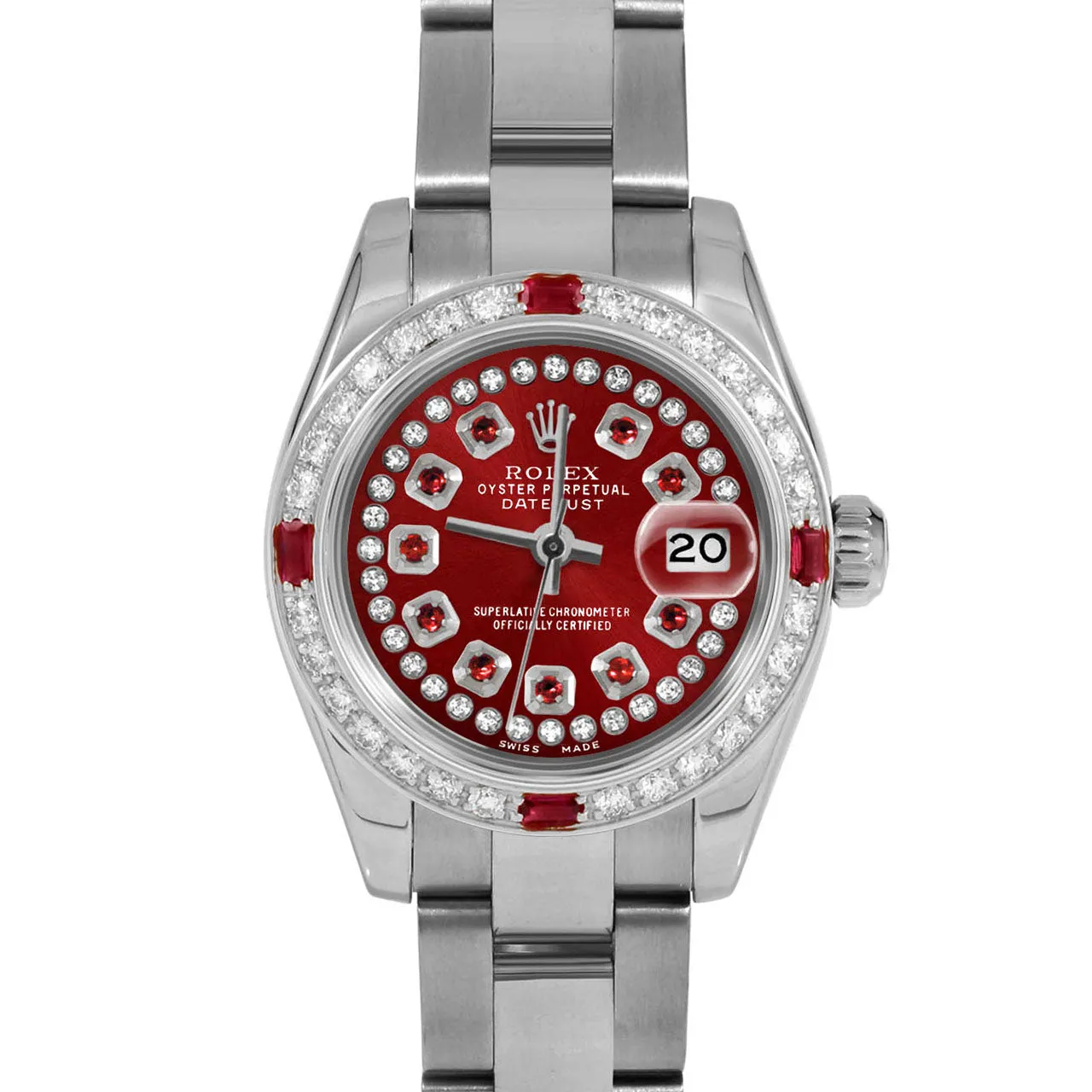 Rolex Datejust 26mm | 179174-RED-STRR-4RBY-OYS