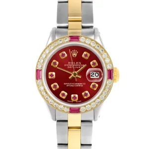 Rolex Datejust 26mm | 6917-TT-RED-RBY-AM-4RBY-OYS