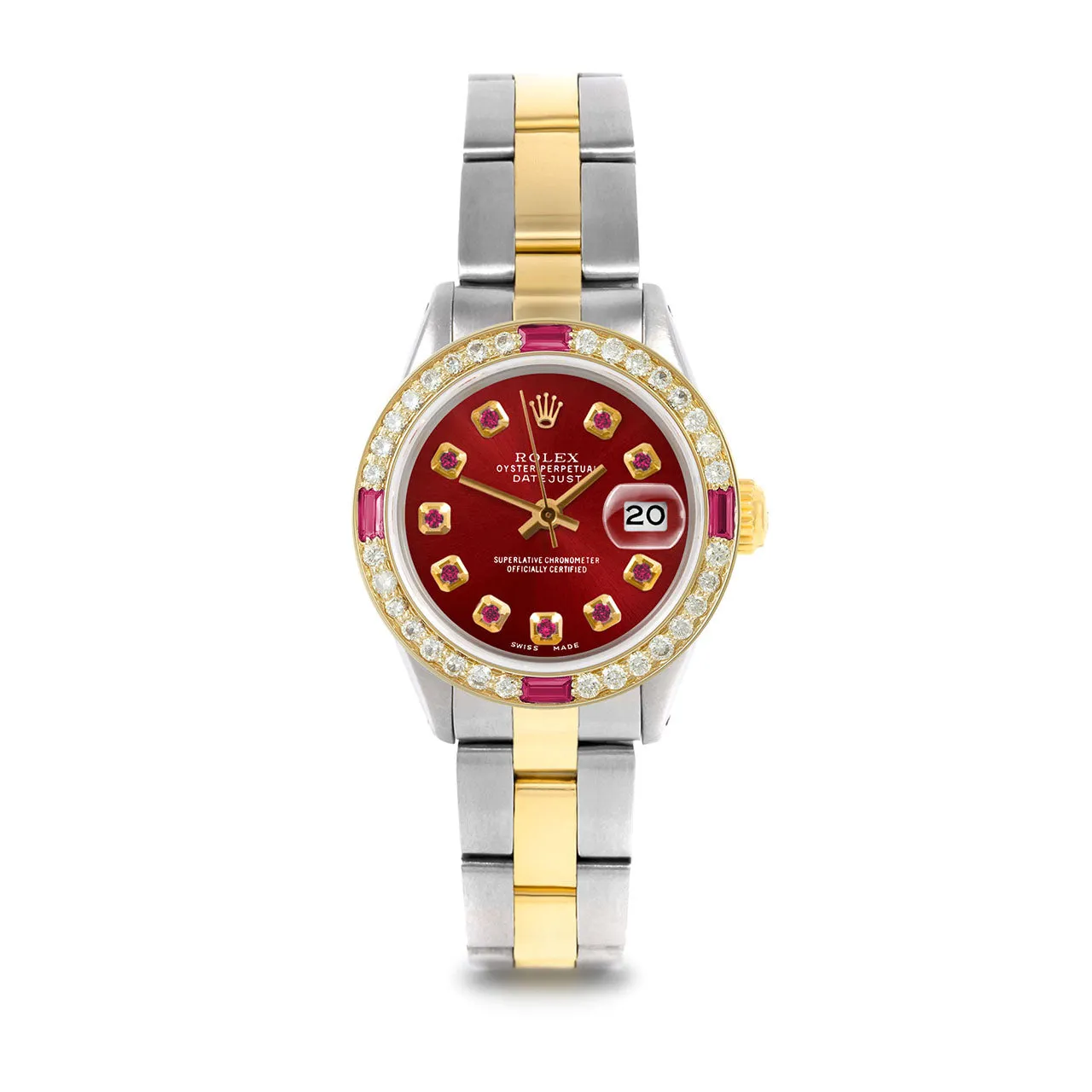 Rolex Datejust 26mm | 6917-TT-RED-RBY-AM-4RBY-OYS