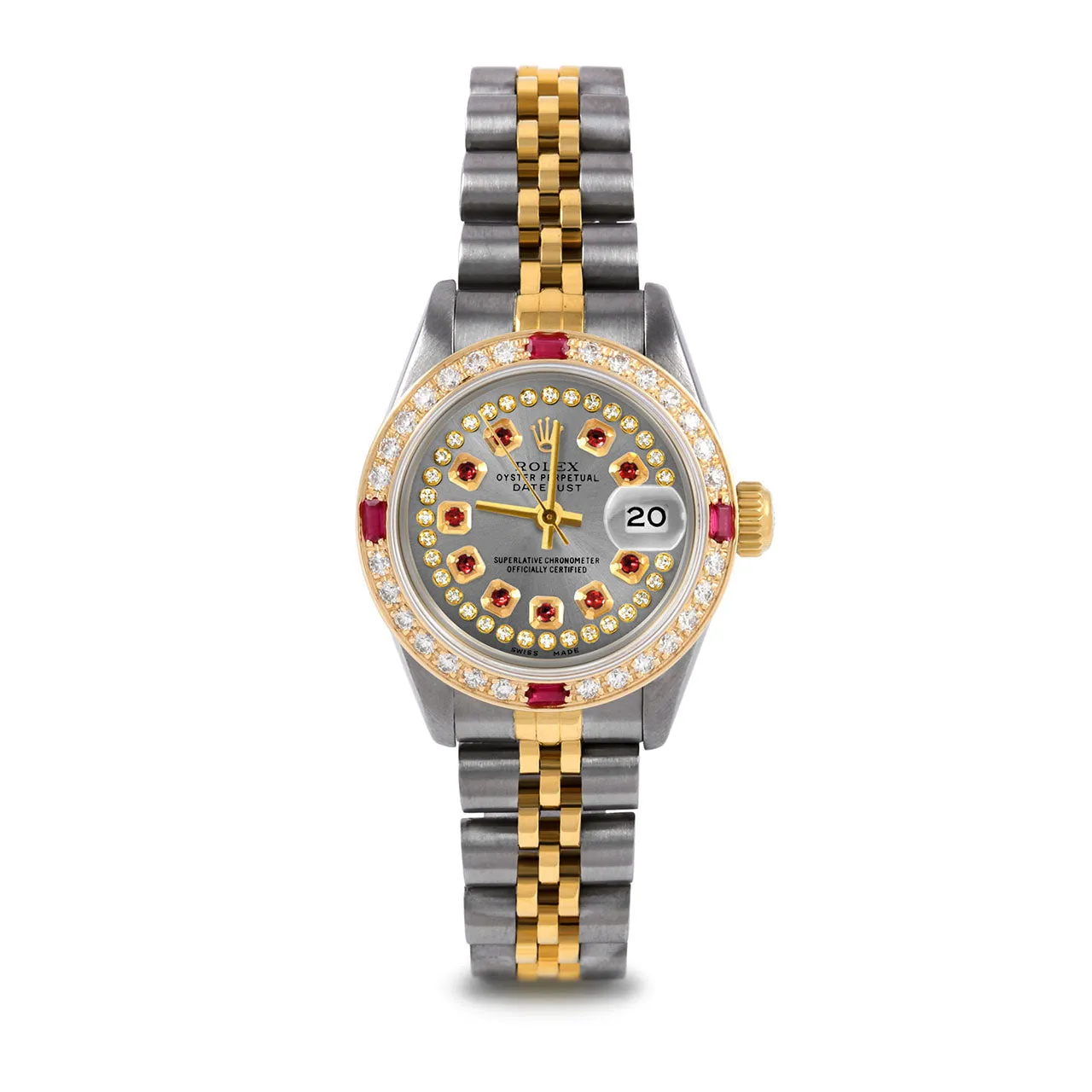 Rolex Datejust 26mm | 6917-TT-SLT-STRR-4RBY-JBL