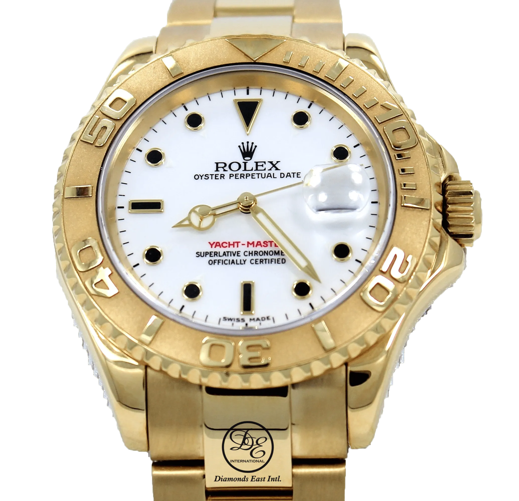 Rolex Yacht-Master 16628 40mm Oyster 18K Yellow Gold Date Watch *MINT CONDITION