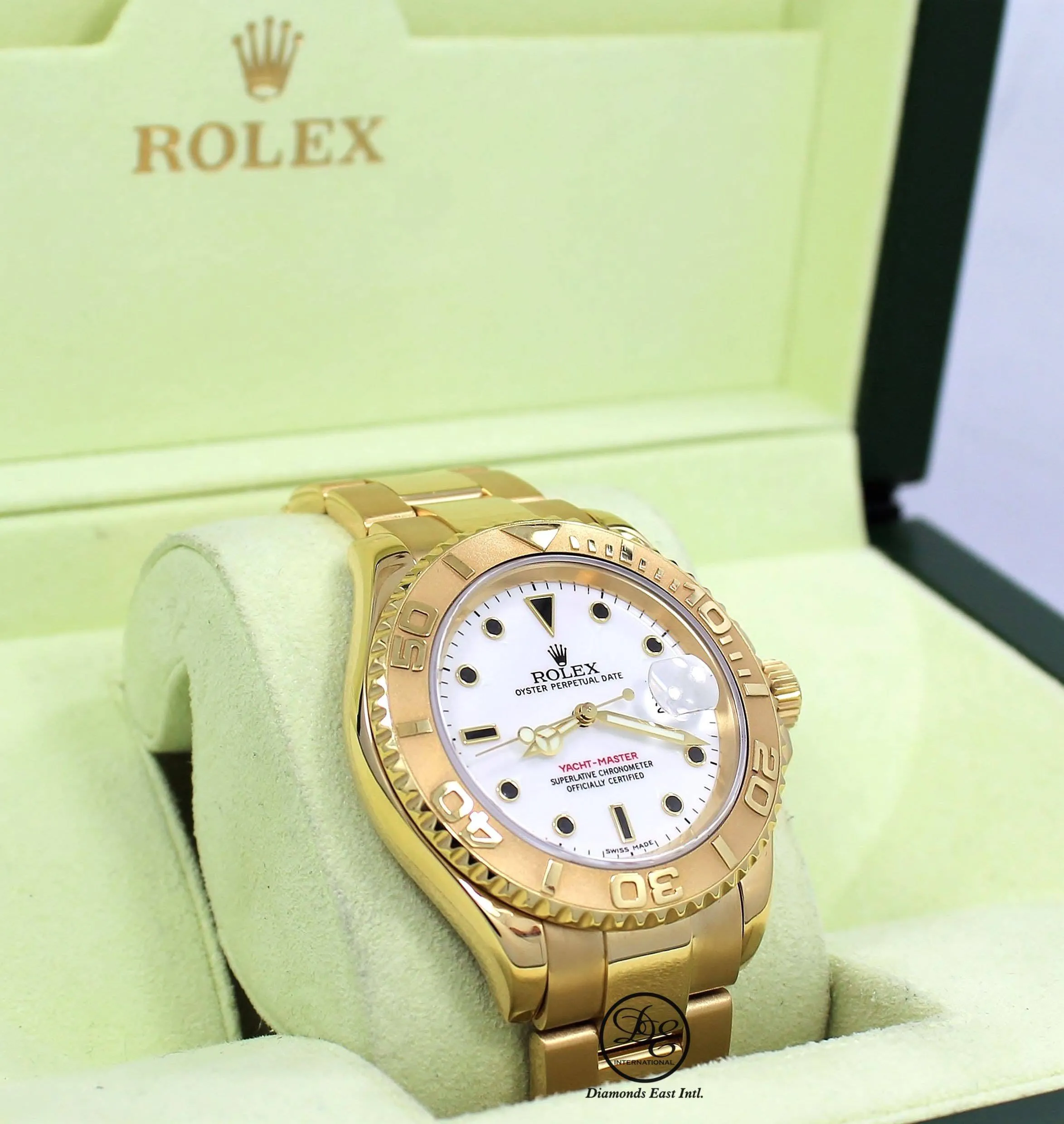 Rolex Yacht-Master 16628 40mm Oyster 18K Yellow Gold Date Watch *MINT CONDITION