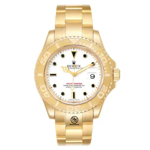 Rolex Yacht-Master 16628 40mm Oyster 18K Yellow Gold Date Watch *MINT CONDITION