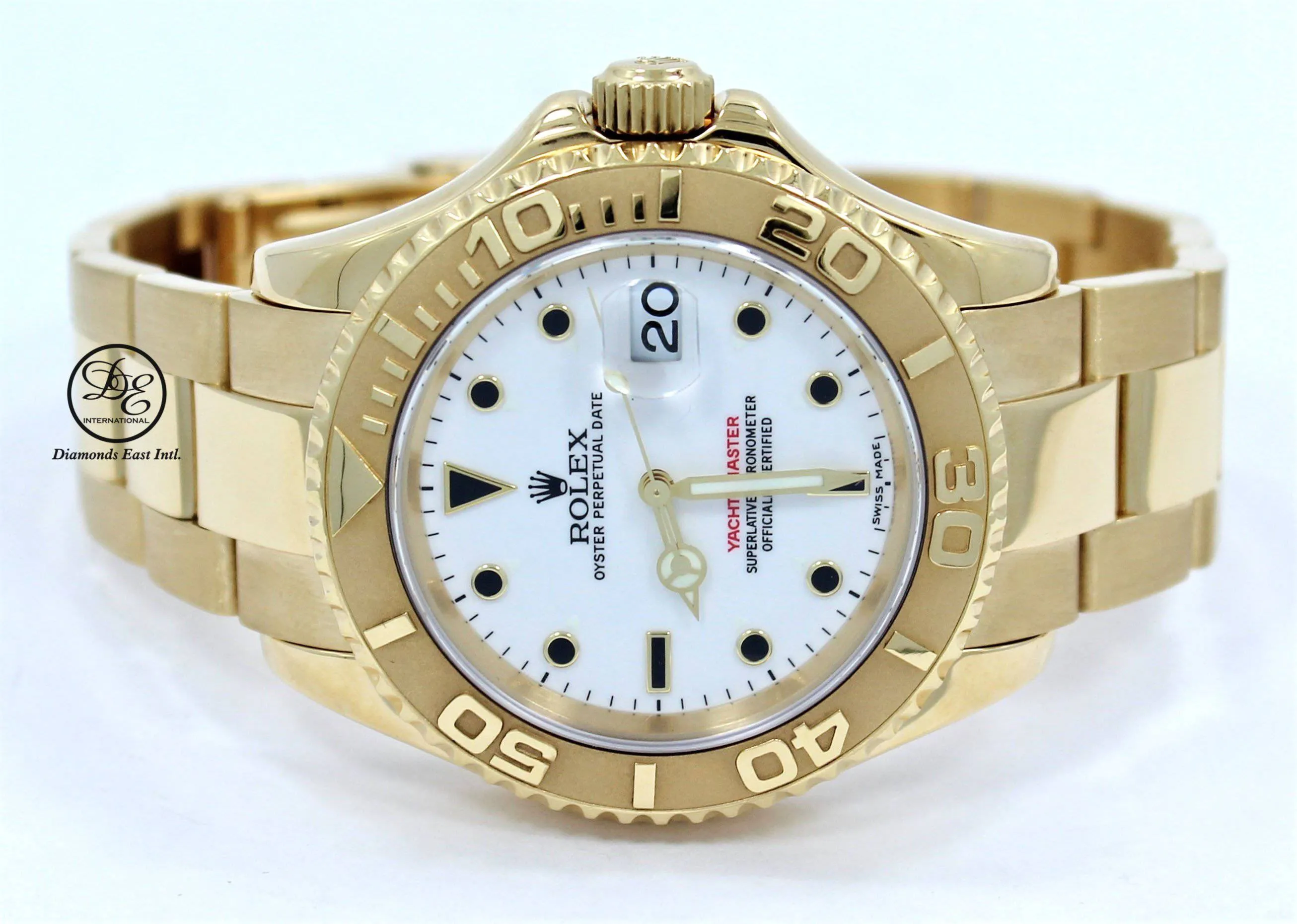 Rolex Yacht-Master 16628 40mm Oyster 18K Yellow Gold Date Watch *MINT CONDITION