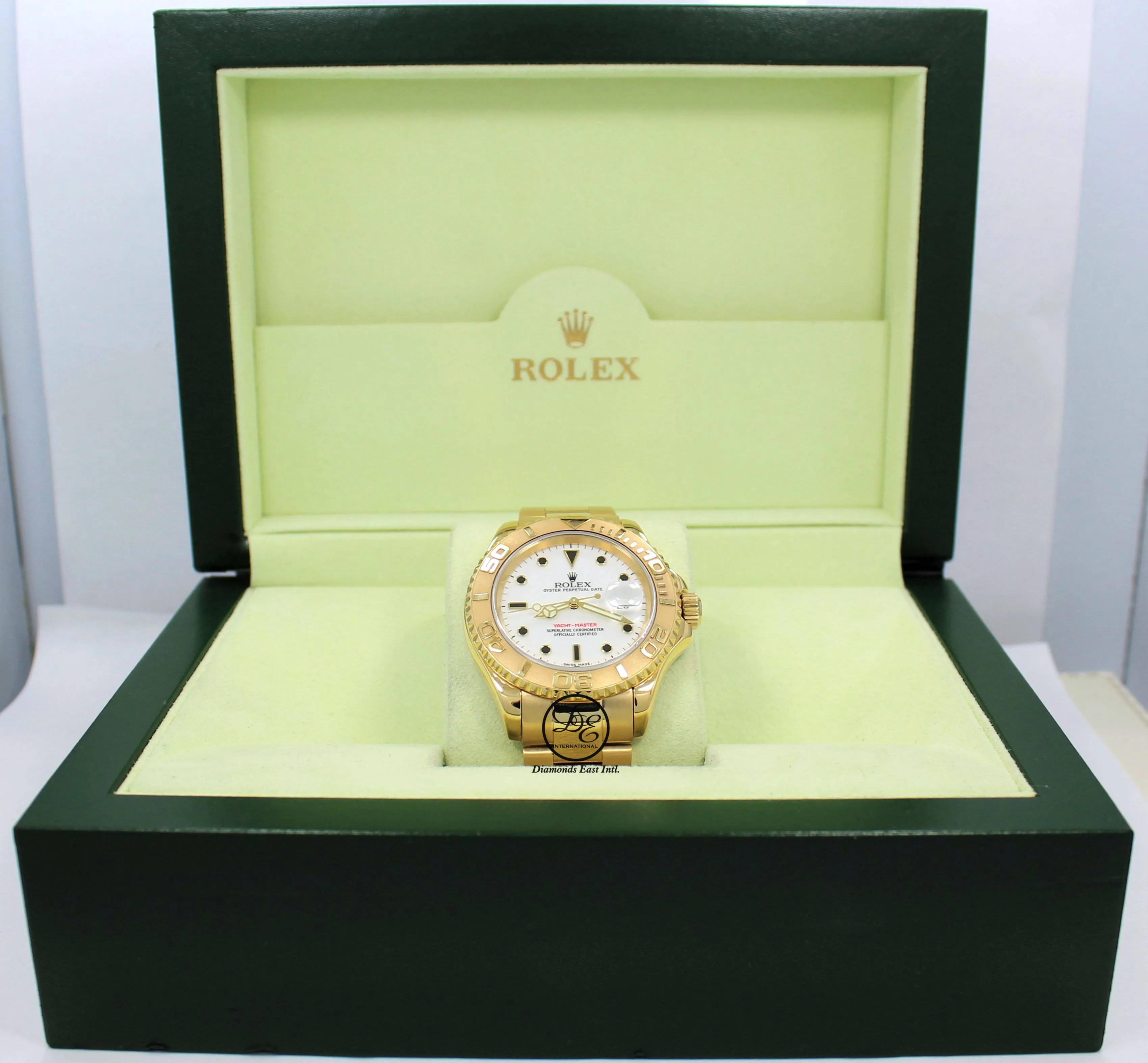 Rolex Yacht-Master 16628 40mm Oyster 18K Yellow Gold Date Watch *MINT CONDITION