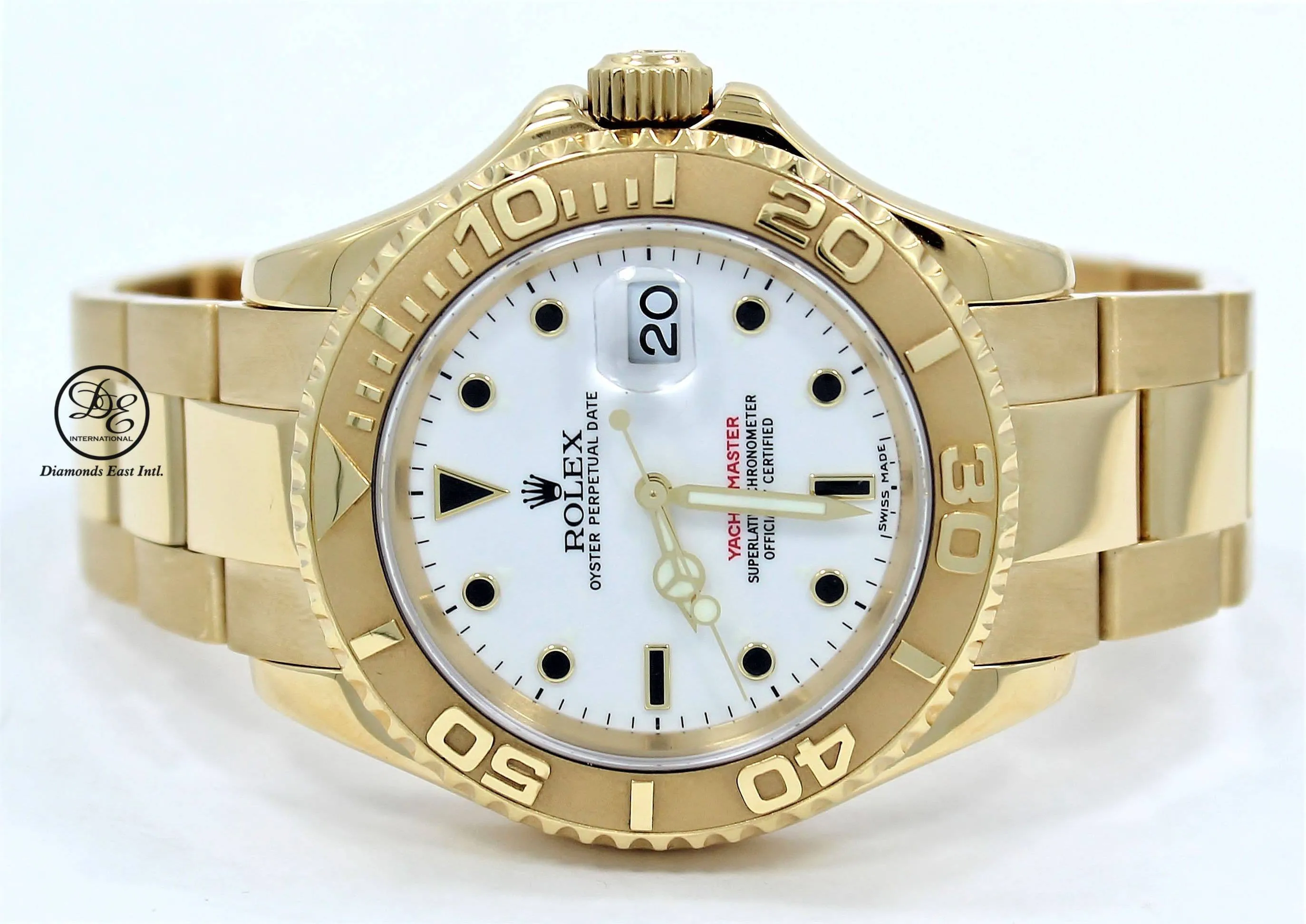 Rolex Yacht-Master 16628 40mm Oyster 18K Yellow Gold Date Watch *MINT CONDITION