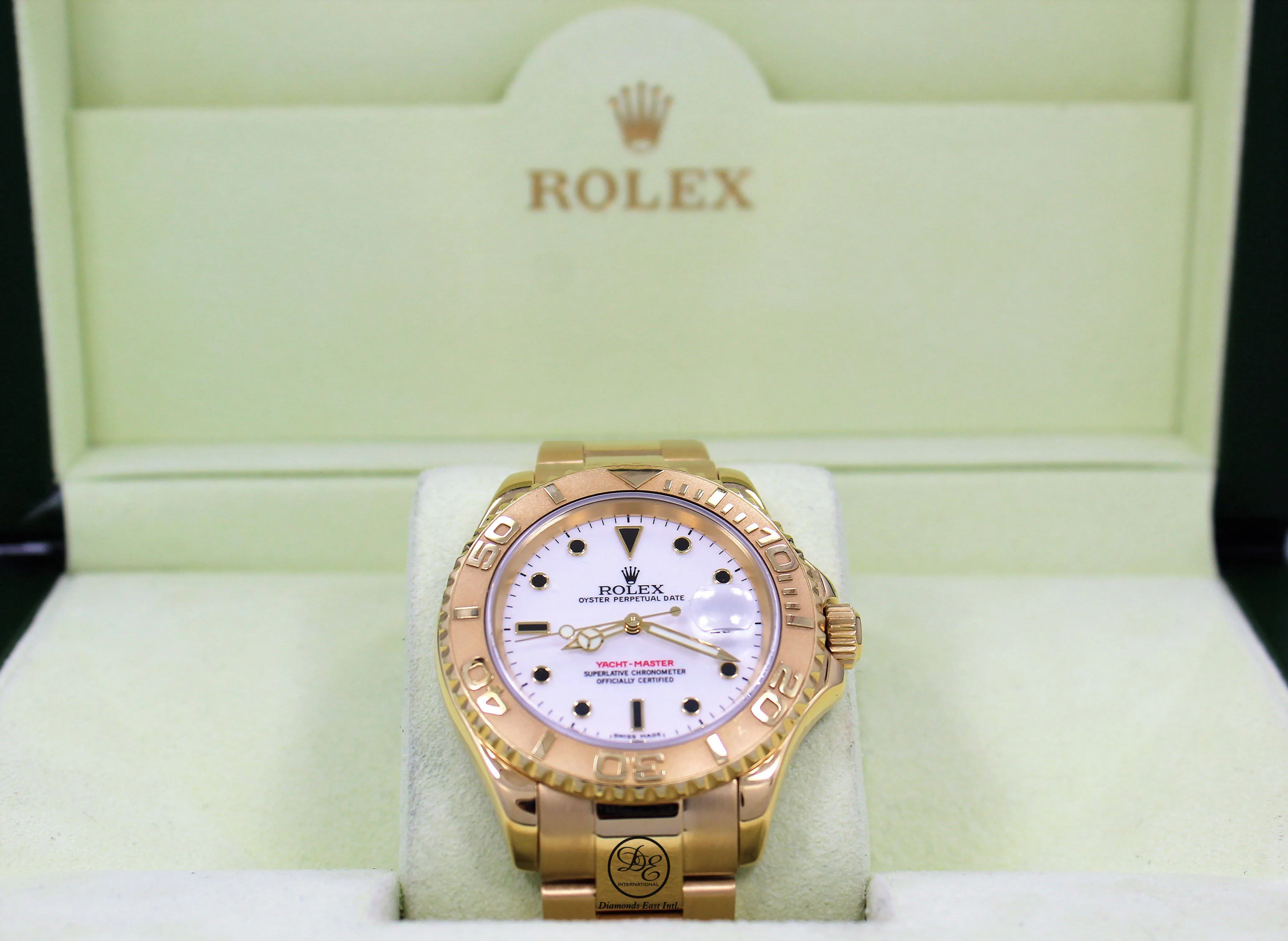 Rolex Yacht-Master 16628 40mm Oyster 18K Yellow Gold Date Watch *MINT CONDITION