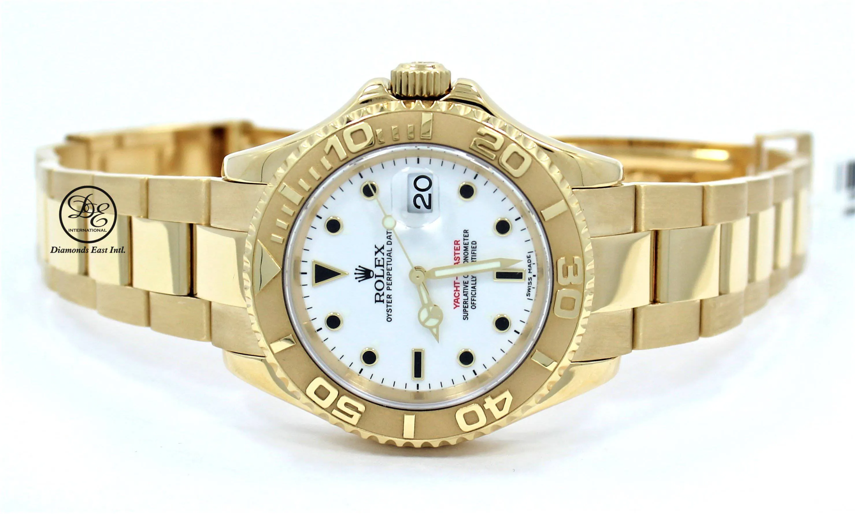 Rolex Yacht-Master 16628 40mm Oyster 18K Yellow Gold Date Watch *MINT CONDITION