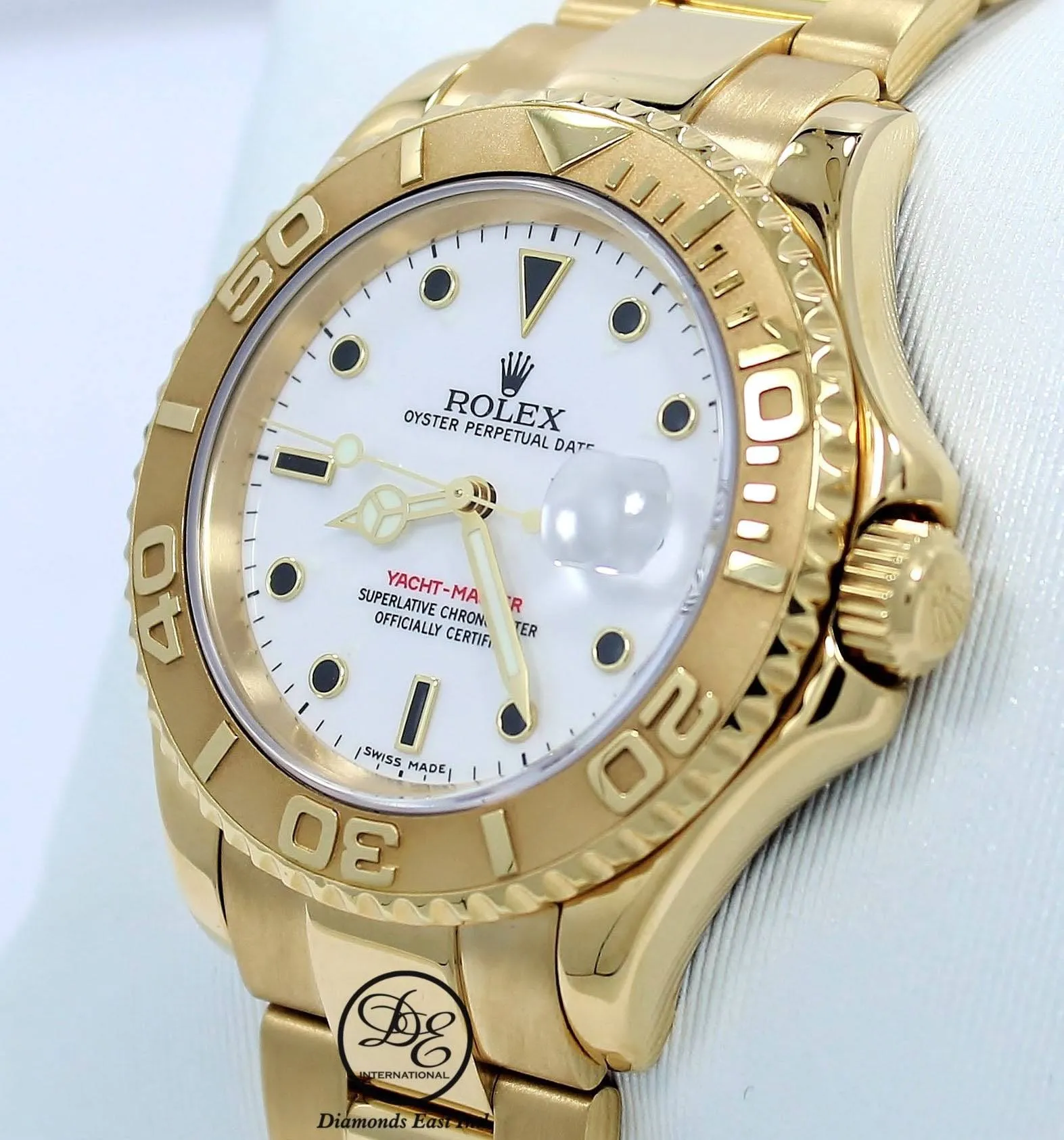 Rolex Yacht-Master 16628 40mm Oyster 18K Yellow Gold Date Watch *MINT CONDITION