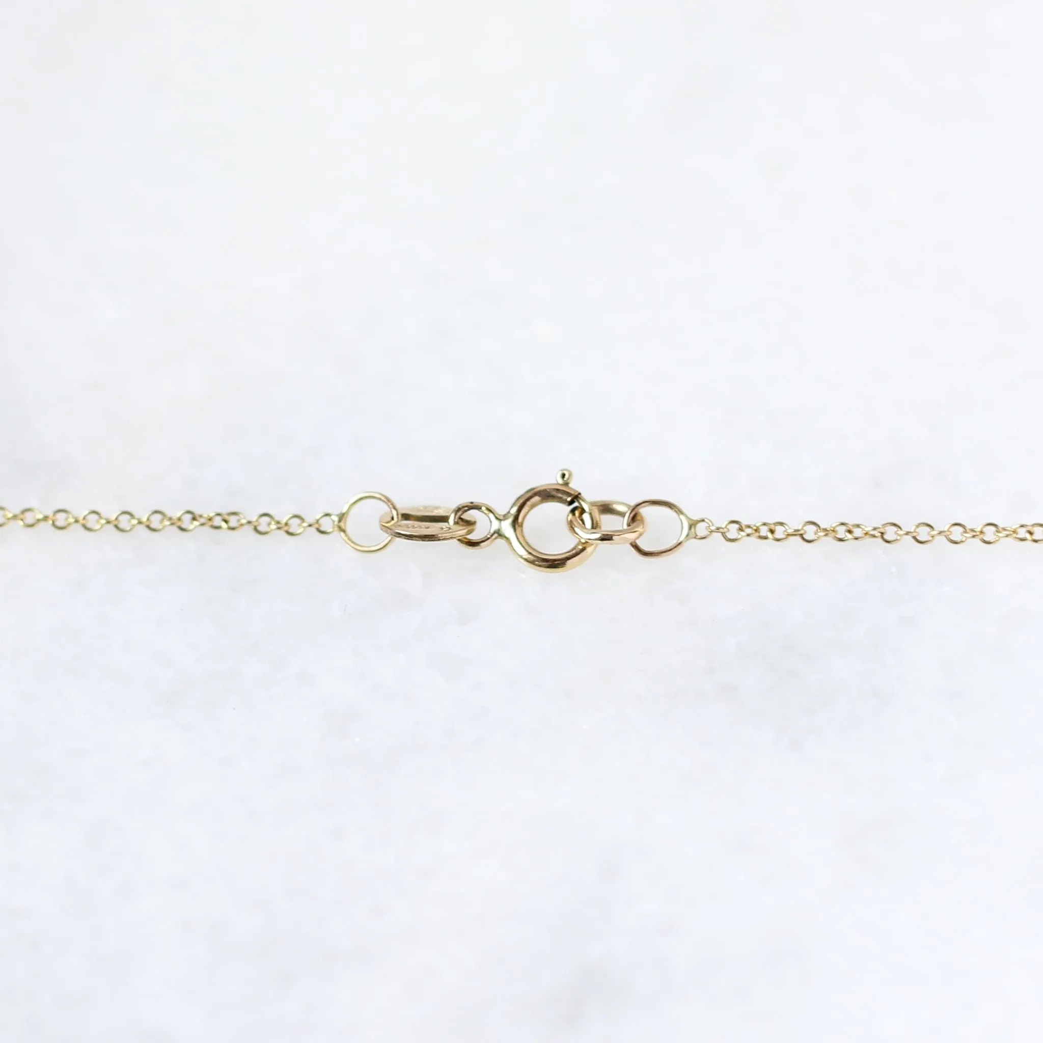 Round Lab Diamond Necklace