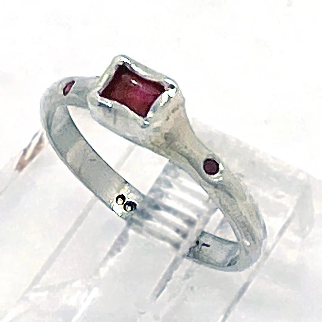 Ruby & Diamonds Ring (size 6 1/2)