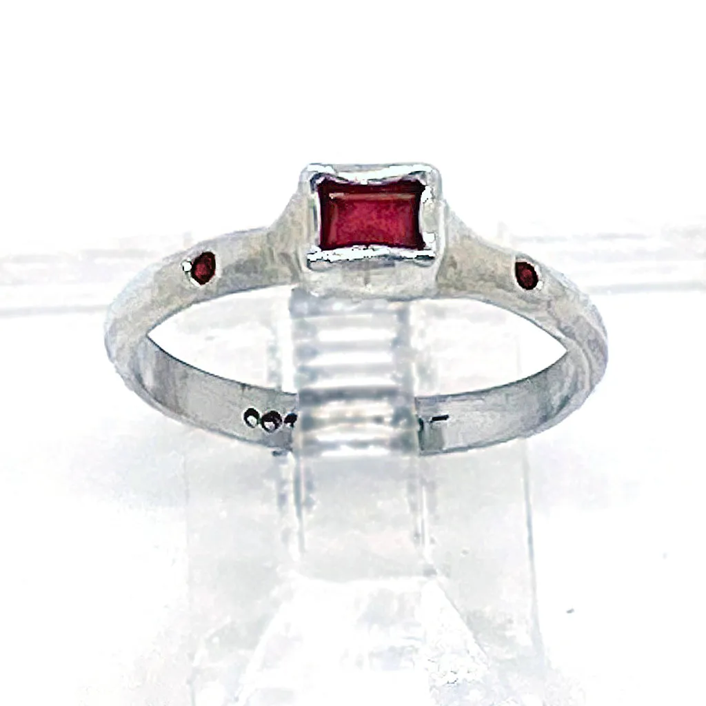 Ruby & Diamonds Ring (size 6 1/2)