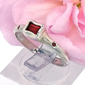 Ruby & Diamonds Ring (size 6 1/2)