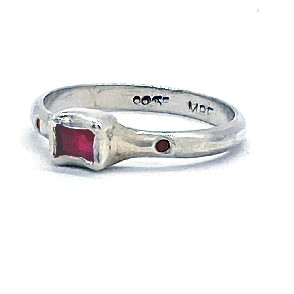 Ruby & Diamonds Ring (size 6 1/2)