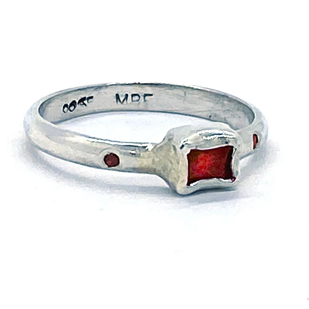 Ruby & Diamonds Ring (size 8 1/2)