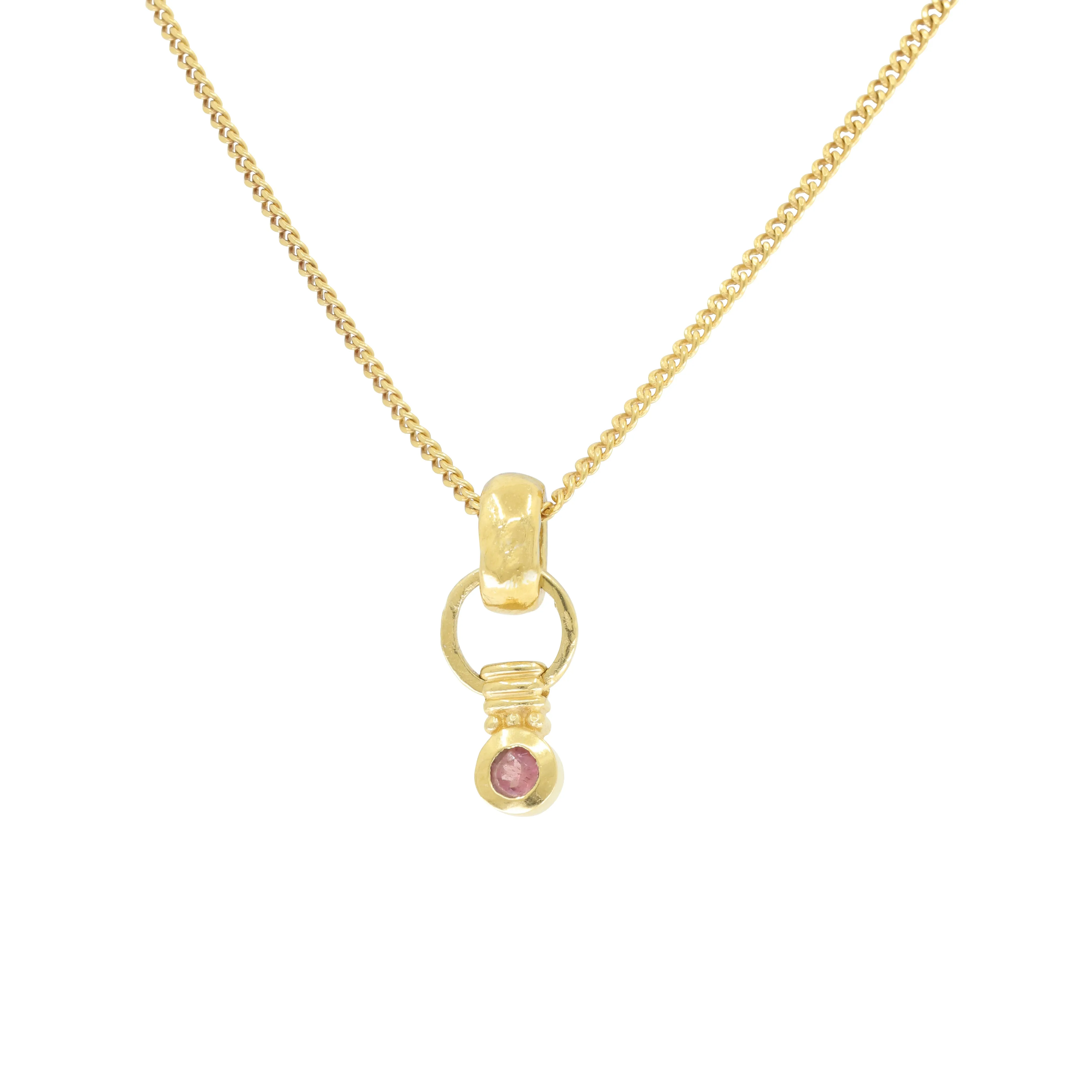 Serena Tourmaline Gold Necklace