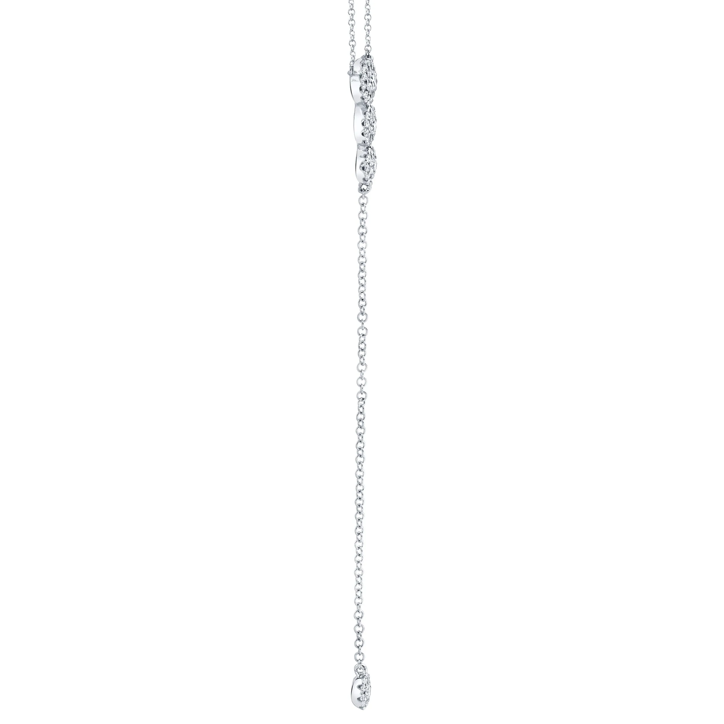 Shy Creation .29ctw Diamond Lariat Necklace