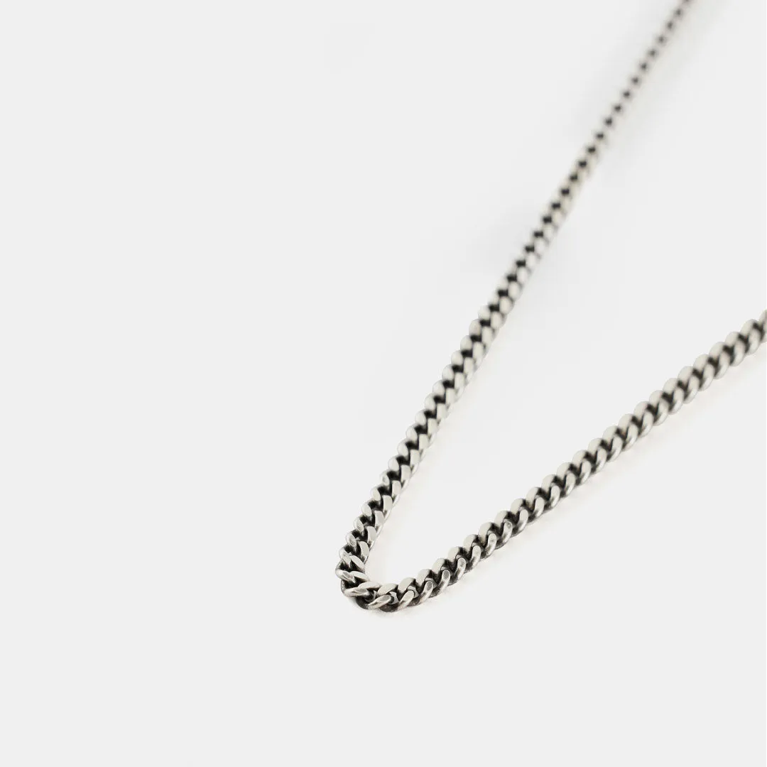 Silver Diamond Cut Chain