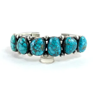 Six Stone Blue Moon Row Bracelet<br>By Calvin Martinez