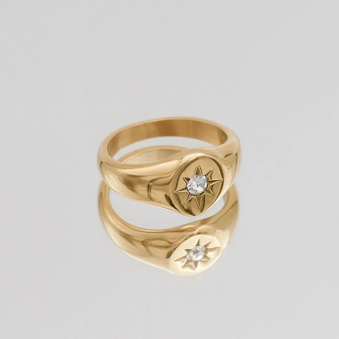 Starlight Signet Ring