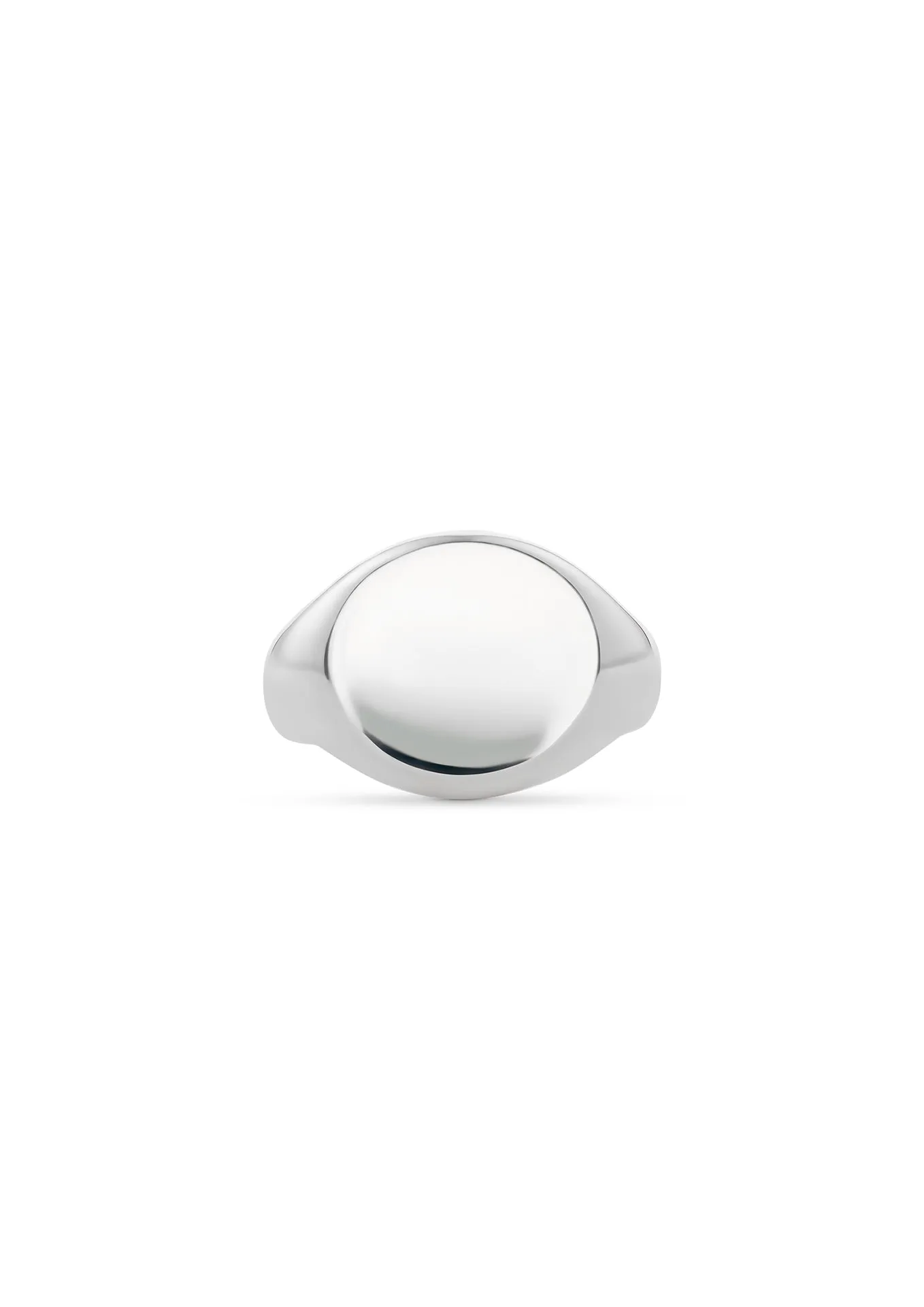 Statement Signet Ring Silver