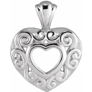 Sterling Silver Heart Pendant