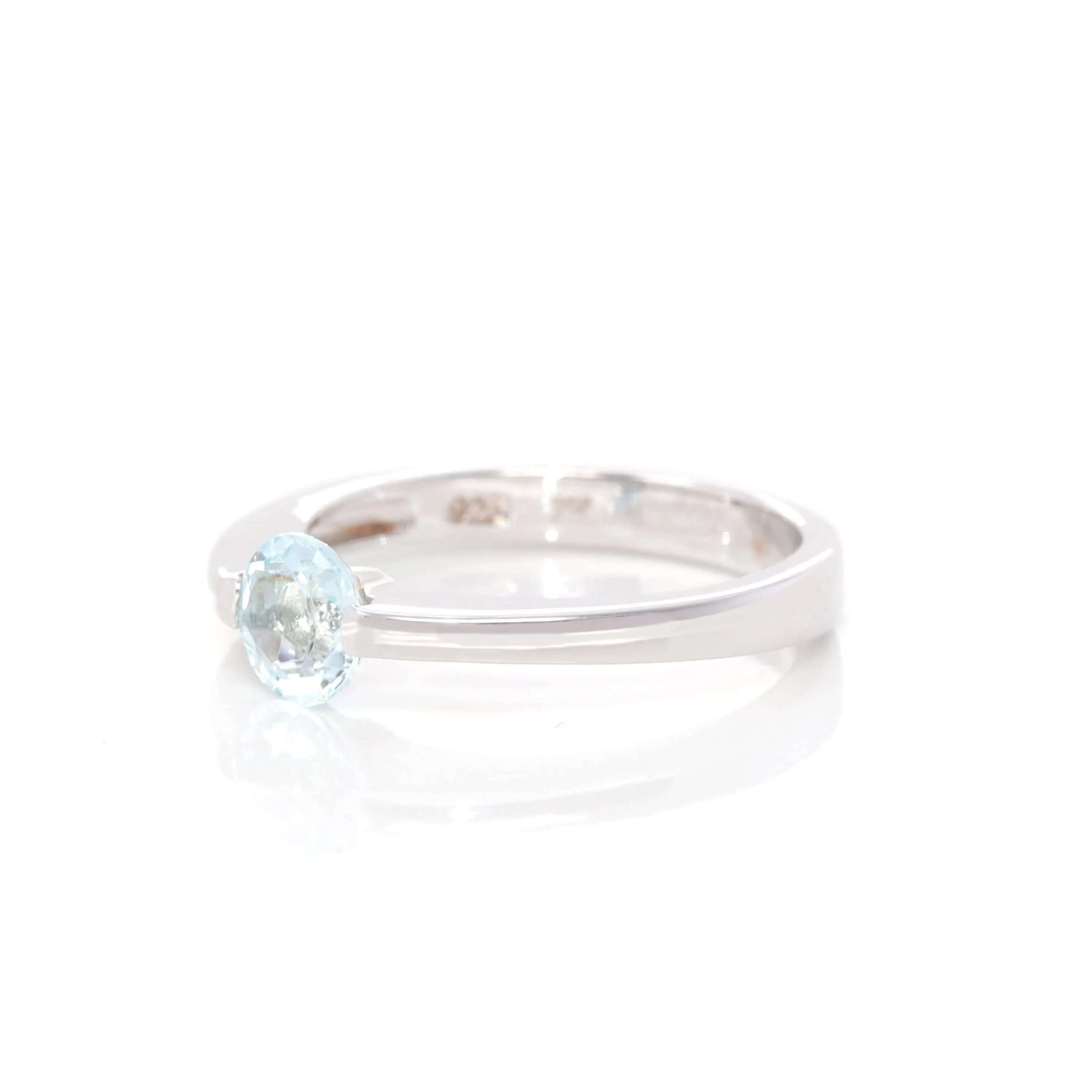 Sterling Silver Sky Blue Topaz Ring