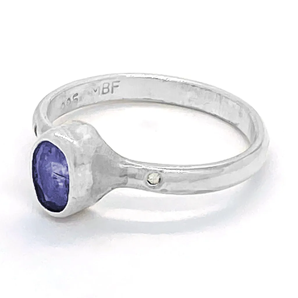 Tanzanite & Diamonds Ring (size 6)