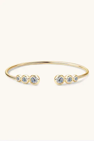 THE JAYNE 1.8 Carat Moissanite Cuff Bracelet