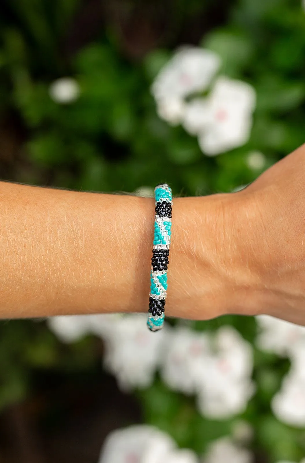 Turquoise Diamond Bracelet - Extended 8"