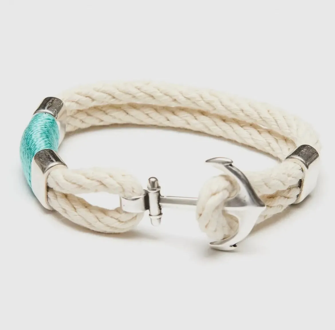 Waverly Bracelet - Ivory/Turquoise/Silver