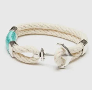 Waverly Bracelet - Ivory/Turquoise/Silver